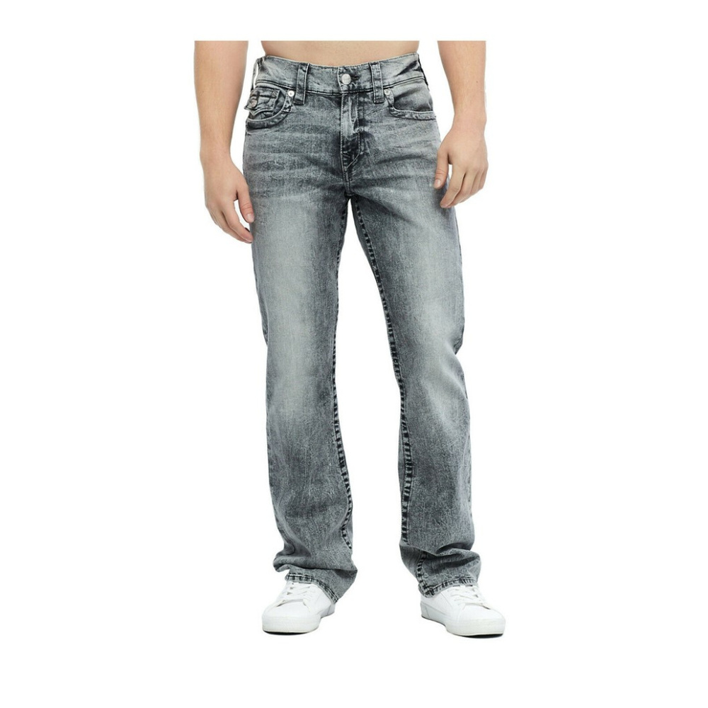 True Religion Men's Straight Leg Stretch Jeans - Picture 2 of 5
